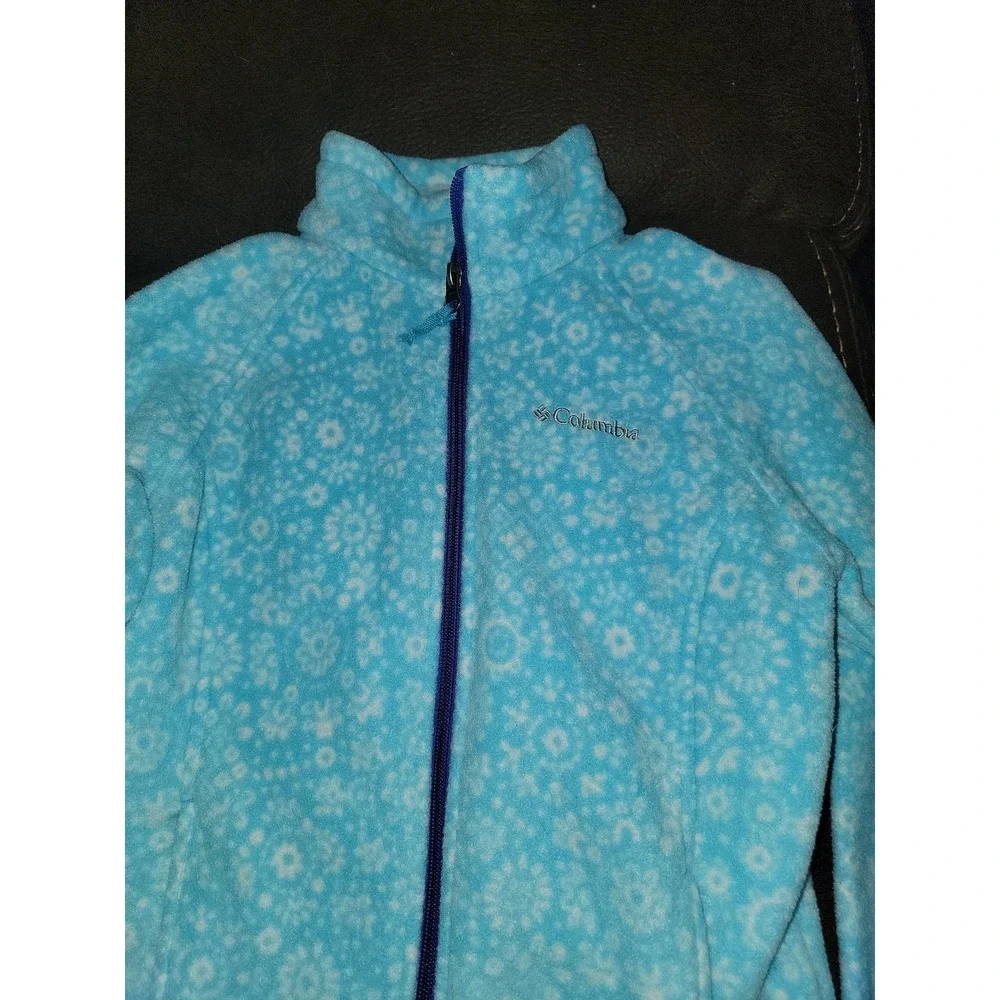 Columbia girls floral fleece size‎ 10 12